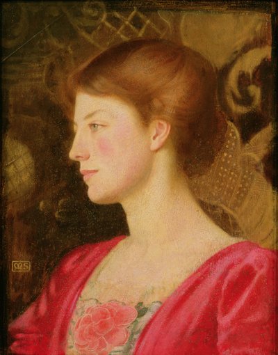 Retrato de Lady Irene Stokes (de soltera Ionides) c.1908 de Marianne Stokes